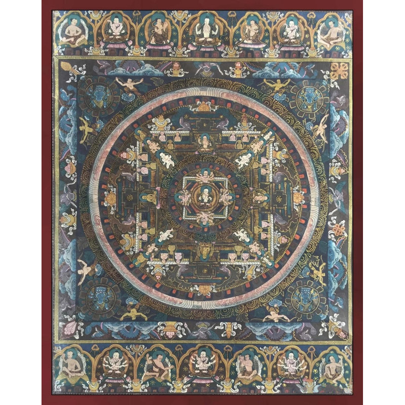 Mandala Thangka (Thangka sans brocart)