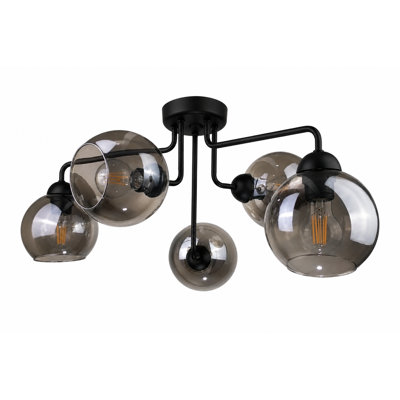 Corder Glass Semi Flush Mount