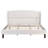 Bed Frame Upholstered Platform Bed with Wingback Headboard