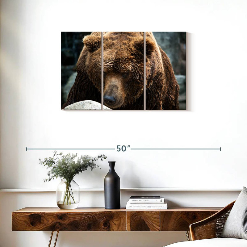Brampt Kamchatka Brown Bear, 20" H x 33" W