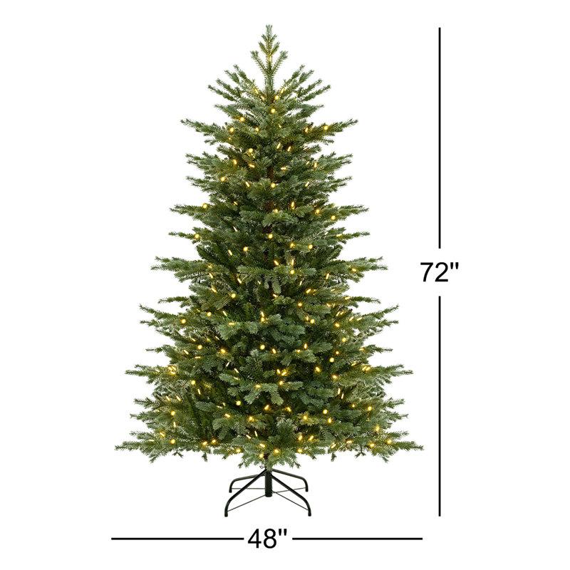 Arbre de Noël pin pré-éclairé, 6'