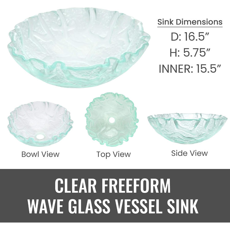 Lavabo vasque de salle de bain Wave