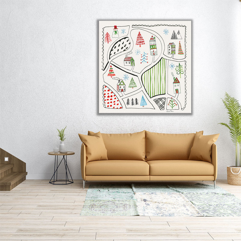 Voisinage de quartier VI - reproduction d'art sur toile, H 30 po x l 30 po