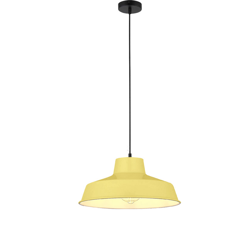 Filley 1 - Light Black Dome Pendant, Cream