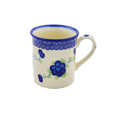 Pansy Morning Handmade Stoneware Coffee Mug