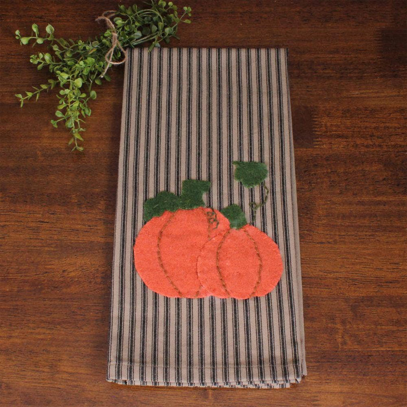 F Pumpkin Patchwork Towel