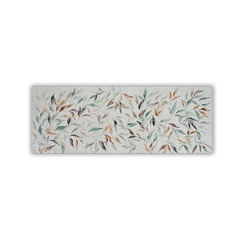 Nature Inspired "Kaleidoscope Fall" Canvas Wall Art By , Wrapped Canvas, 8" H x 16" W