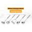 Presse-purée en acier inoxydable YBM Home-73640889