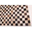 Tapis en cuir de vache noir patchwork 5 pi 1 po x 8 pi 0 po