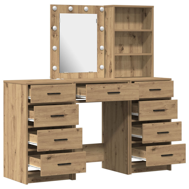 40 cm W Highboard, Artisan Oak