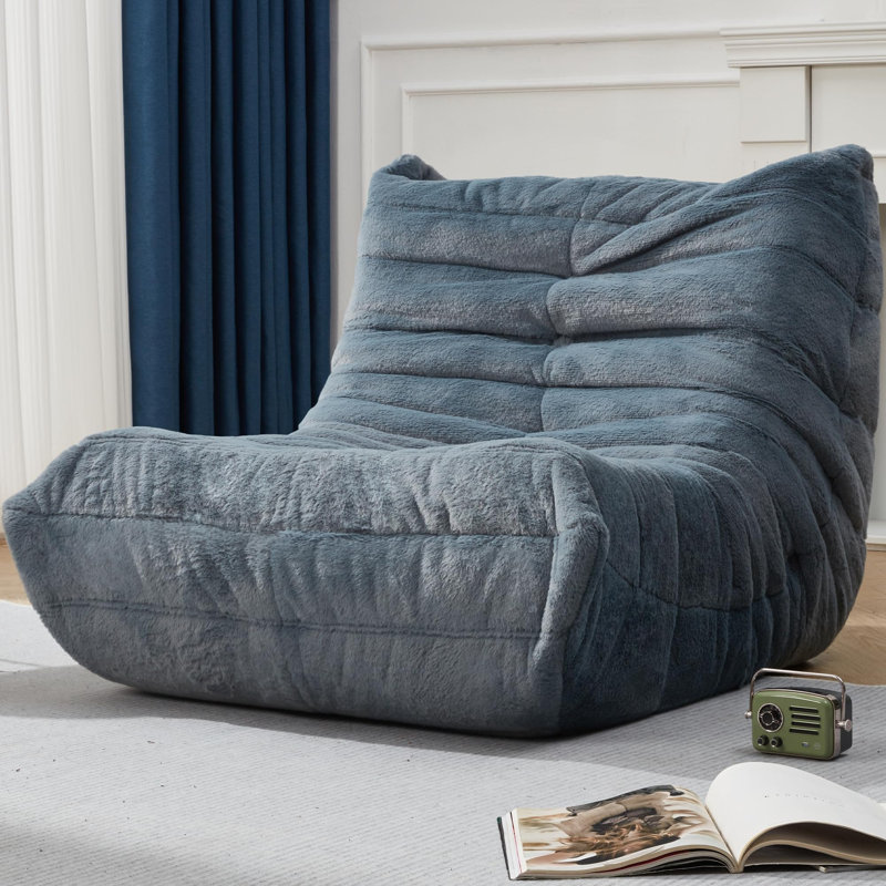Fauteuils à billes pour adultes, Bleu/gris