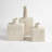 Tall Stack Ivory Ceramic Table Vase-49510916