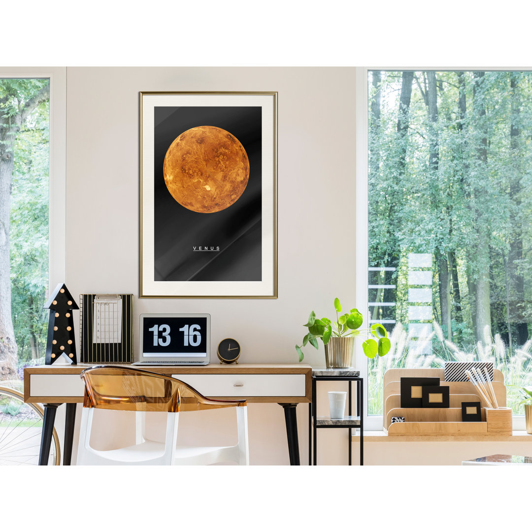 Gerahmtes Poster The Solar System Venus