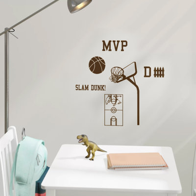 Ensemble de décalcomanie murale basket Haskett