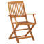 Gazit 2 - Person Acacia Patio Dining Set with Round Table