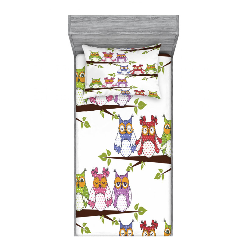 Microfiber Sheet Set, Twin Sheet Set with Fitted Sheet