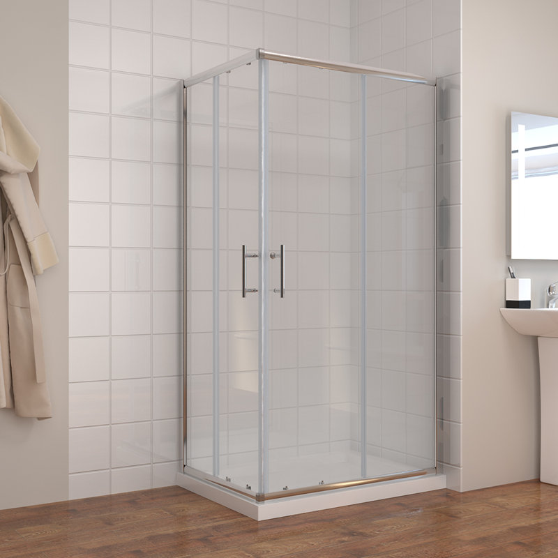Taplin Rectangular Shower Enclosure with Tray - 1850 x 900 mm