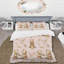 Ensemble de housse de couette rose, brun, ours en peluche et pique-nique - enfants-109148493