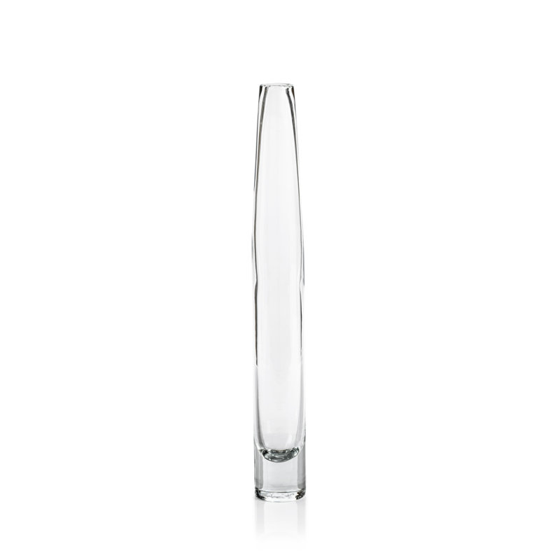 Glass Table Vase, Clear, 20.5" H x 2.5" W x 2.5" D