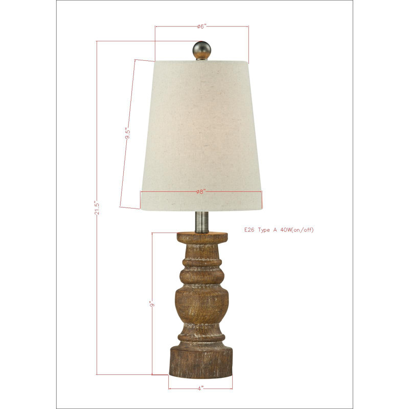 Resin Table Lamp