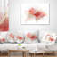 Croquis de fleur rose aquarelle - coussin imprimé floral-29597916-29597920