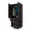 Armoire multi-rangements avec tringle et tablettes FM WENGE