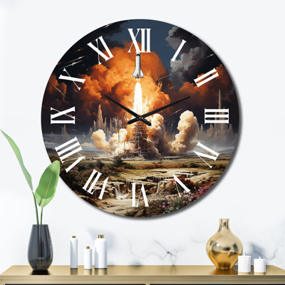 Courtnei Metal Wall Clock