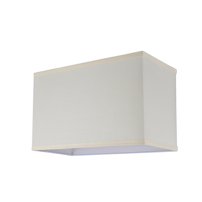 10'' H Cotton Fabric Rectangle Lamp Shade
