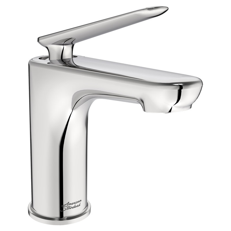 Single-Hole Single-handle Bathroom Faucet with Drain Assembly, Silver