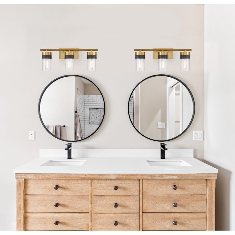Cabriano 3 - Light Vanity Light, 8.75" H x 22" W x 22" D, 3 Lights