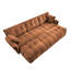 Canapé modulaire 3 places avec 3 repose-pieds et coussins-1249698703