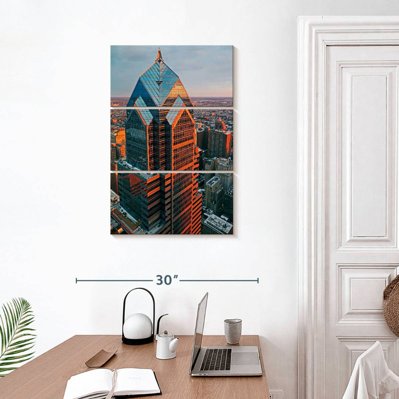 Lilie Liberty Place Skyscraper, 32" H x 20" W