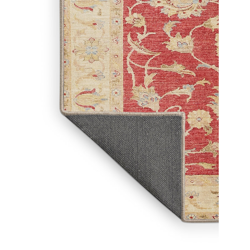 Tapis oriental rouge / beige, Rectangle 5 pi x 7 pi