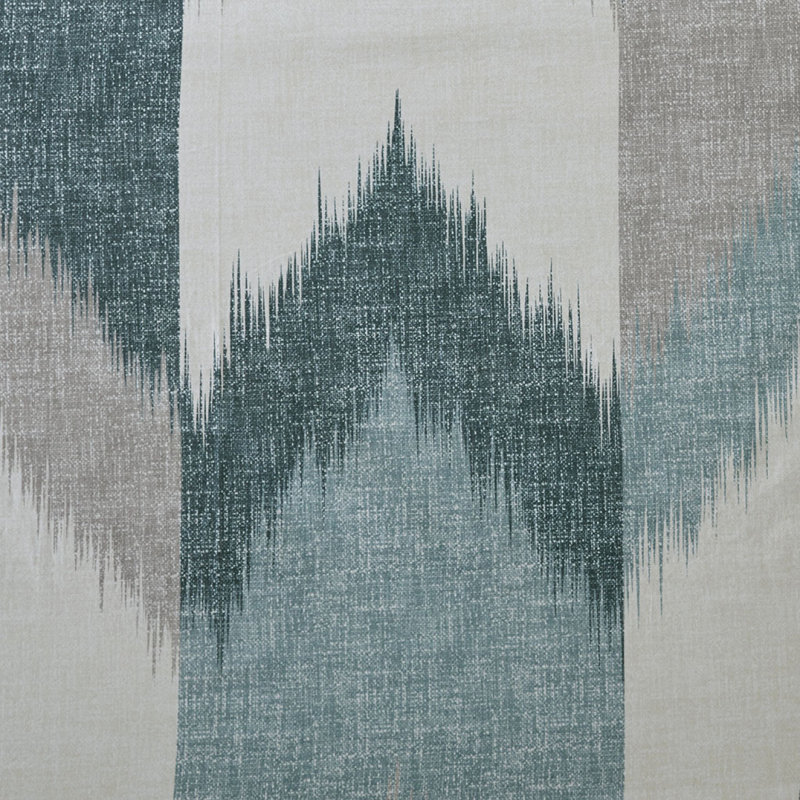 Rideau de douche en coton, Turquoise