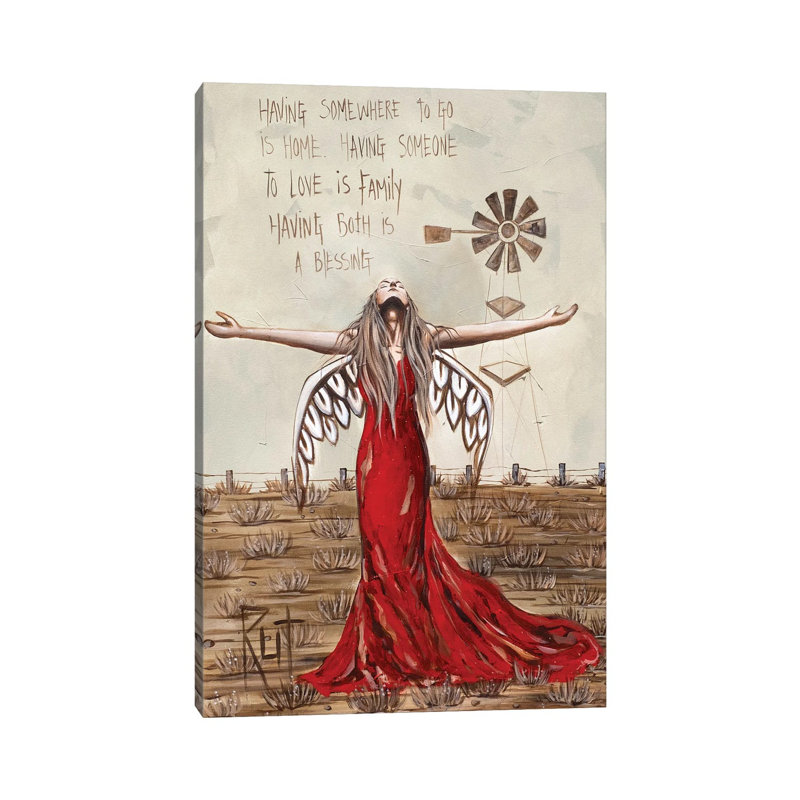 « Have somewhere to Go » par rut art Creations-impression, Pas de tapis, Toile tendue, H 8 po x l 12 po x P 0,75 po