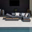 Parker Luxury Large Outdoor Corner Group Set in Graphite