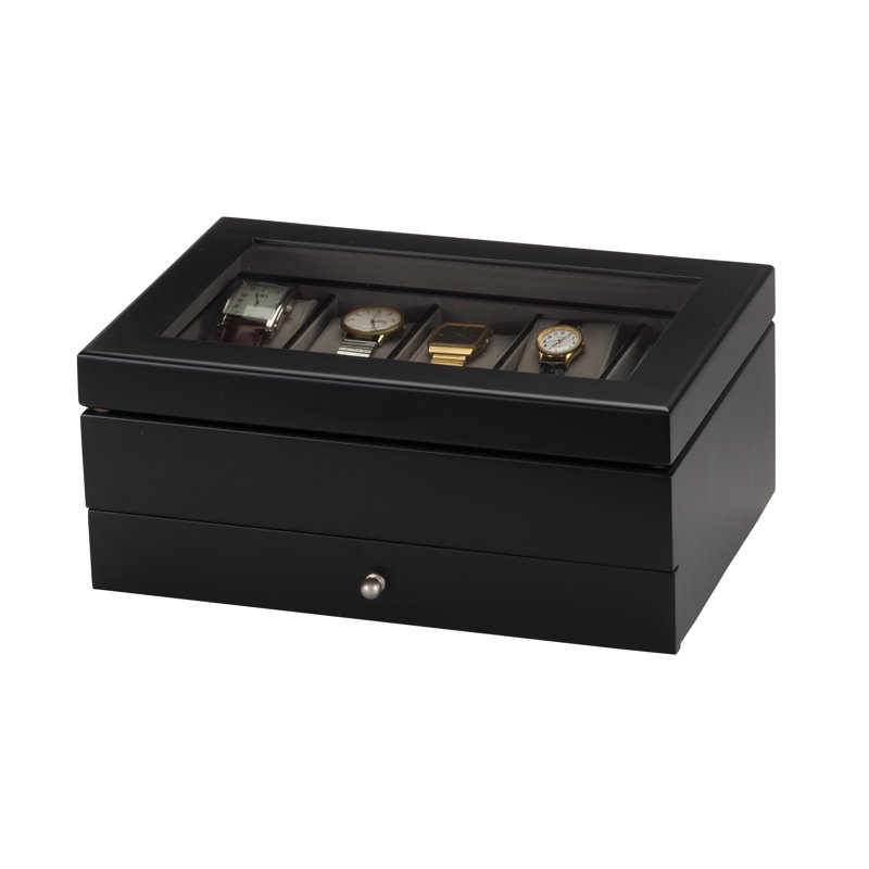 Wood Watch Box + Drawers