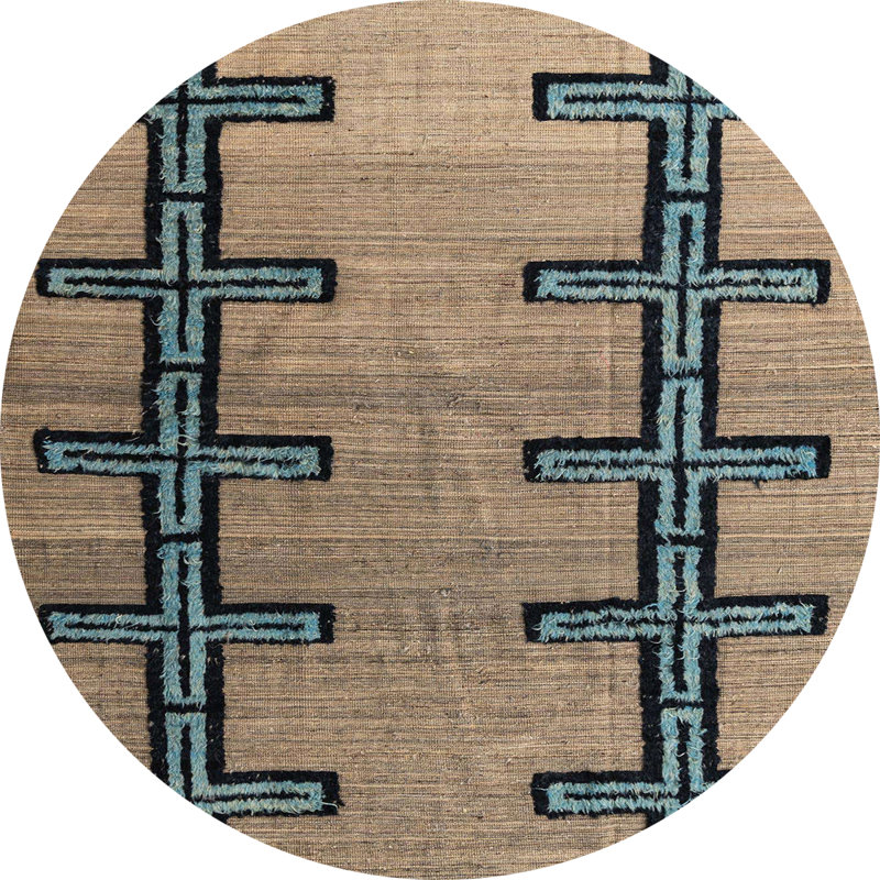 Tapis abstrait moderne 4581, Rond 4 pi