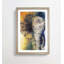 Indian Elephant in Abstract - Framed Print-55768983-55768984