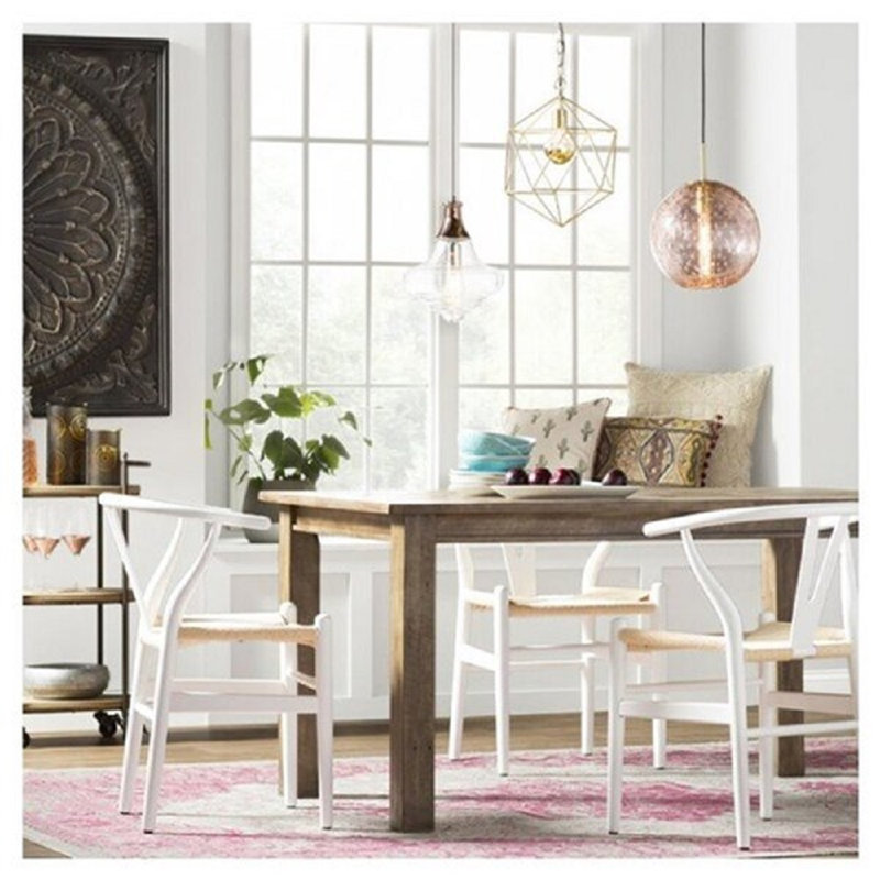 Chaise en bois Nat, Blanc