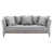 100 % polyester gris clair est en rupture de stock