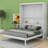 Murphy Bed Wall Bed With Shelves-13666540-13666541
