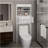 Madrid Over The Toilet Cabinet, Double Door, Two Shelves, White