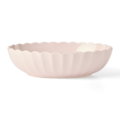 Lenox French Perle Scallop Blush Serving Bowl