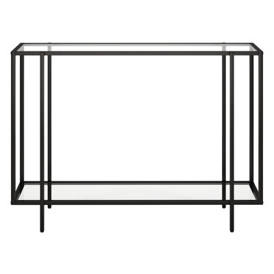Ismir Glass Top Console Table