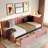 Barfleur Upholstered Daybed with 2 Storage Drawers-358799618-358799616