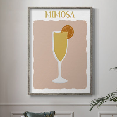 Mimosa Framed Print - Solid Wood