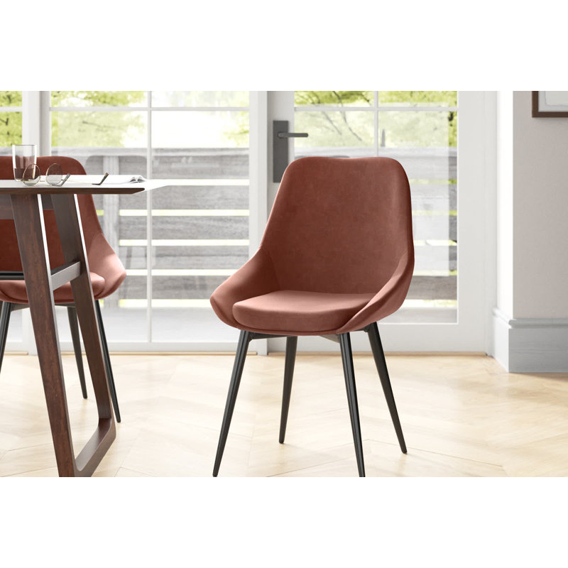 Rocio Upholstered Dining Chair, Pink