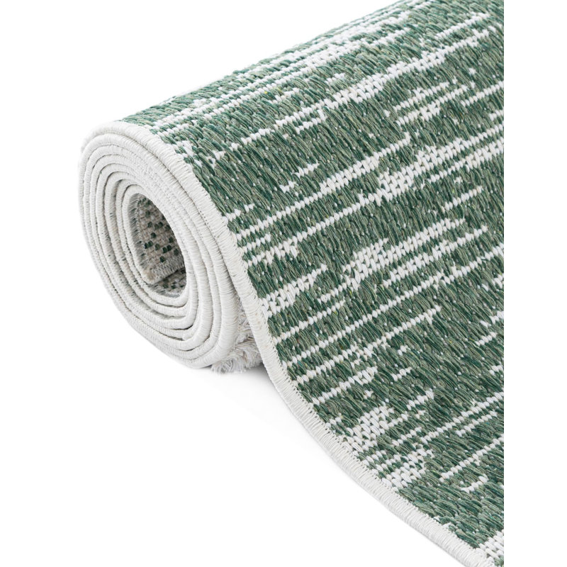 Tapis de couloir en coton Raelyn, Tapis de couloir 2 pi 7 po x 8 pi