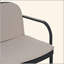 Fauteuil club d'extérieur en PP avec coussin, ensemble de 2